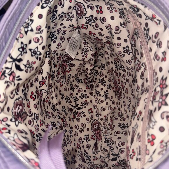 Vera Bradlley Triple Zip Hipster in Performance Twill Lavender Sky - Picture 8 of 11